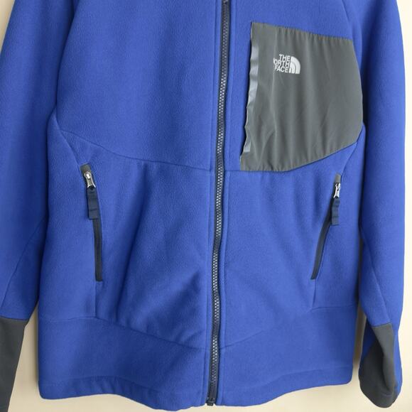 The North Face Boys Chimborazo Blue Fleece Sherpa Lined Hoodie Size M 14/16 - Picture 3 of 14